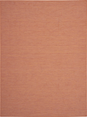 Homeroots 7' X 10' Terracotta Indoor Outdoor Area Rug  Polypropylene 522585