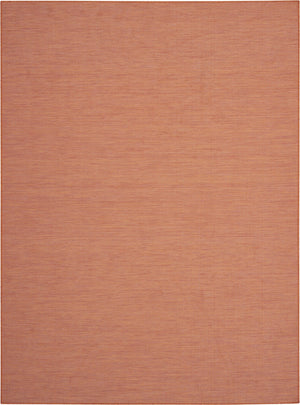 HomeRoots 7' Terracotta Indoor Outdoor Area Rug – Stylish, Durable, Low-Maintenance Design for Any Space 522585