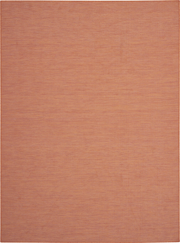 Homeroots 6' X 9' Terracotta Indoor Outdoor Area Rug  Polypropylene 522586