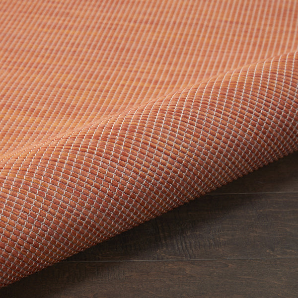 Homeroots 6' Terracotta Indoor Outdoor Area Rug  Polypropylene 522587