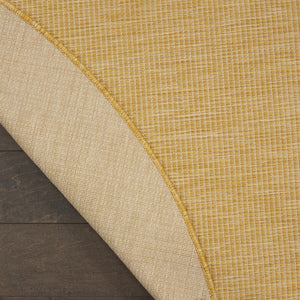 Homeroots 8' Yellow Indoor Outdoor Area Rug  Polypropylene 522594