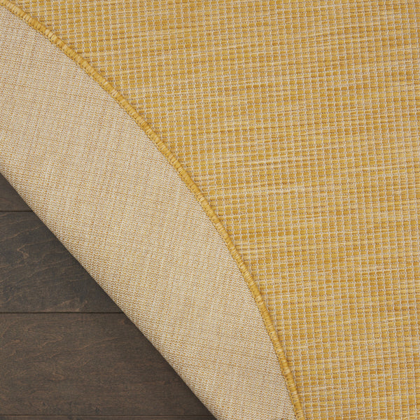 Homeroots 8' Yellow Indoor Outdoor Area Rug  Polypropylene 522594