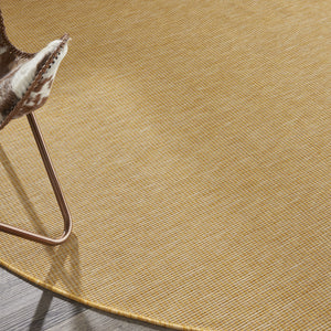 Homeroots 8' Yellow Indoor Outdoor Area Rug  Polypropylene 522594