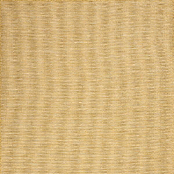 Homeroots 5' X 7' Yellow Indoor Outdoor Area Rug  Polypropylene 522598