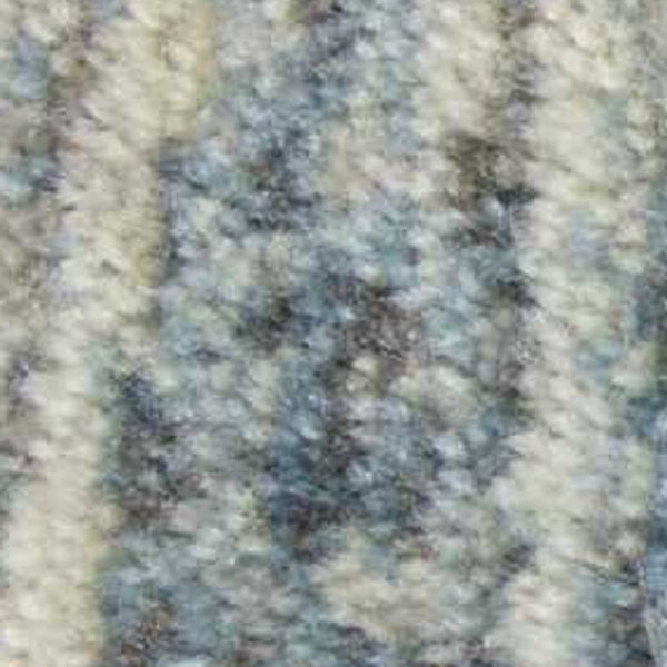 Homeroots 6' Runner Blue Floral Power Loom Runner Rug  Polyester 522604