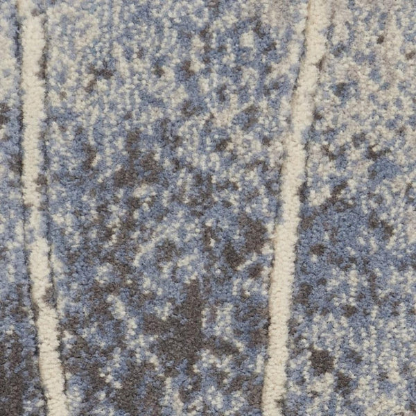 HomeRoots 8' Blue Floral Power Loom Area Rug – Timeless Elegance for Living Rooms, Bedrooms & More 5' X 7' Rectangle 522606