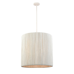 Sophie 23'' Wide 3-Light Pendant - White Coral 52264/3 Elk Lighting