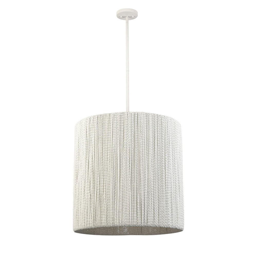 Sophie 23'' Wide 3-Light Pendant - White Coral 52264/3 Elk Lighting