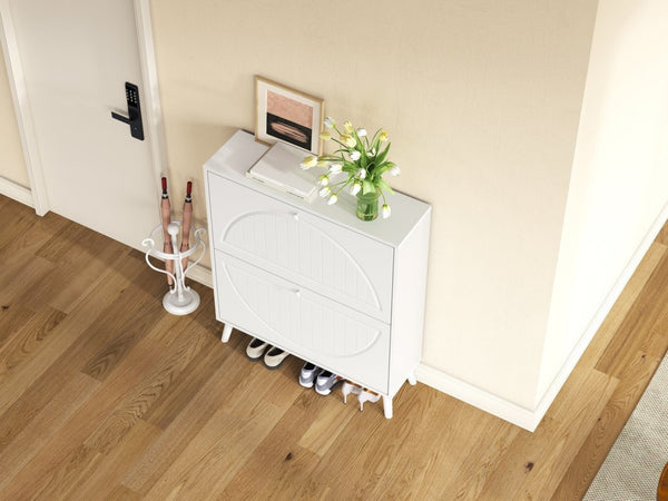 English Elm Efficient Narrow Tipping Bucket Cabinet Solid Wood Legs Carved Panels Slim Home Storage W2948P385231
