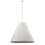 Sophie 30'' Wide 4-Light Pendant - White Coral 52266/4 Elk Lighting