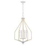 Breezeway 17.75'' Wide 4-Light Pendant - White Coral 52276/4 Elk Lighting