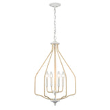 Breezeway 17.75'' Wide 4-Light Pendant - White Coral 52276/4 Elk Lighting