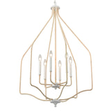 Breezeway 28'' Wide 6-Light Pendant - White Coral 52277/6 Elk Lighting