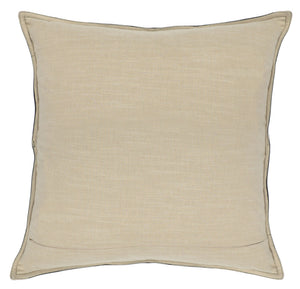 Homeroots 22" Black Leather Feather Throw Pillow   522777