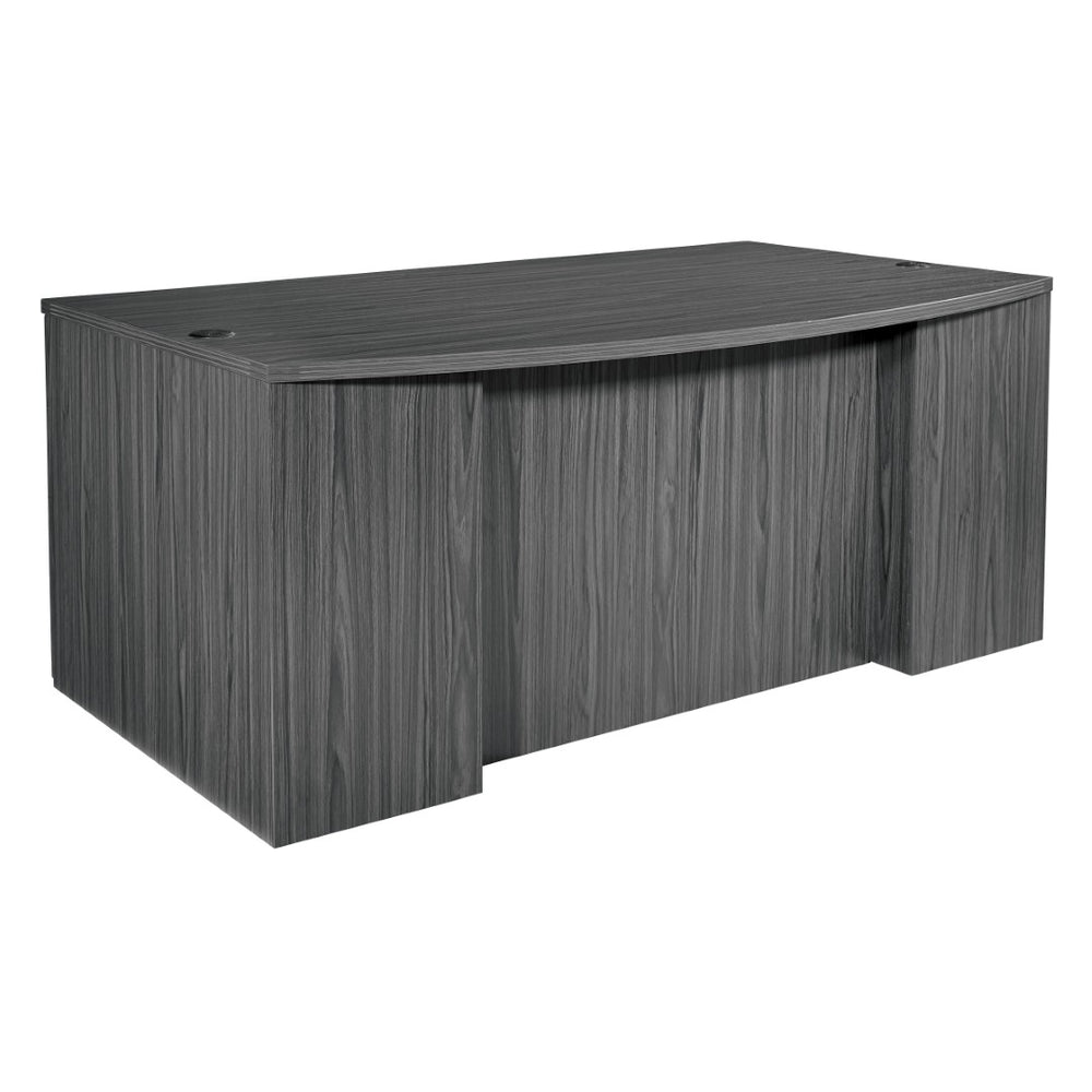 OSP Home Furnishings Napa Bow Top Executive Desk Spacious Work Surface for Modern or Traditional Office NAPSGW-TYP201