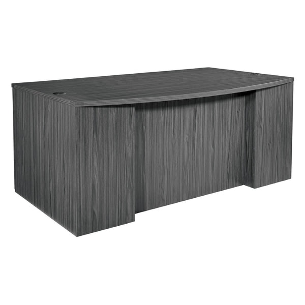 OSP Home Furnishings Napa Bow Top Executive Desk Spacious Work Surface for Modern or Traditional Office NAPSGW-TYP201