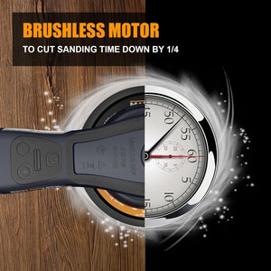 English Elm Electric Brushless Orbital Sander 350w Corded Six Speed Wood Refinishing Tool T3177P305056