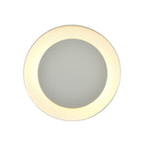 Pelham 10'' Wide 2-Light Flush Mount - Satin Brass with Matte White 52313/2 Elk Lighting