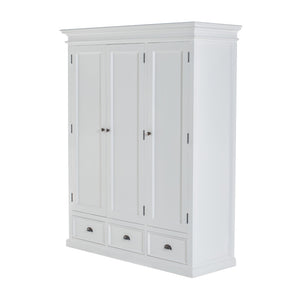Homeroots 62" Off White Solid Wood Frame Standard Curio Cabinet With Six Shelves  Solid Wood 523199