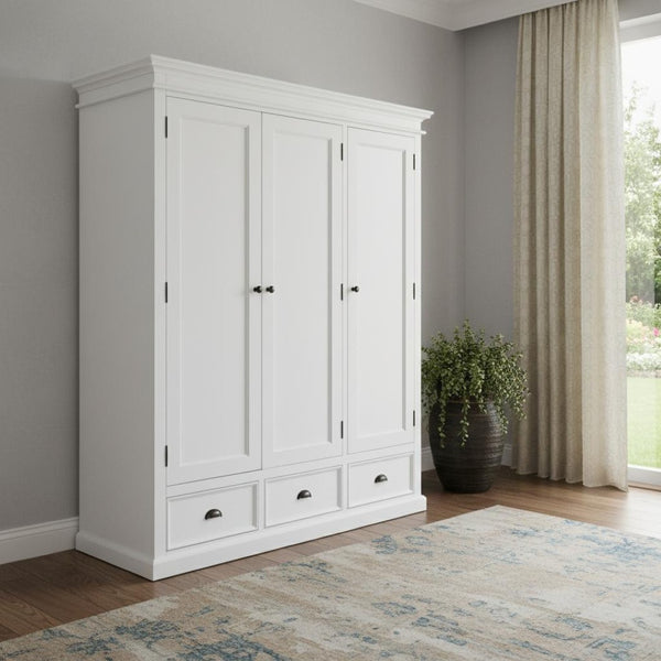 HomeRoots 62" Off White Solid Wood Curio Cabinet - Elegant Storage with Six Shelves for Collectibles & Décor 523199
