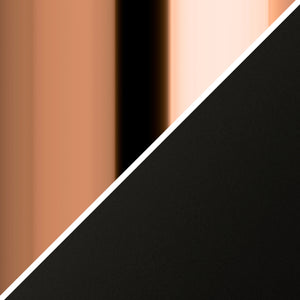 Homeroots 68" Black Two Light Tree Floor Lamp With Copper Bell Shade  Metal 523348