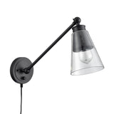 Albany 9.25'' High 1-Light Swingarm Sconce - Matte Black 52343/1 Elk Lighting