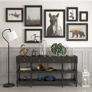 Homeroots 57" Black Arched Floor Lamp With White Frosted Glass Drum Shade  Metal 523454