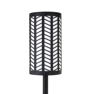 Homeroots 63" Black Torchiere Floor Lamp With Black Drum Shade  Metal 523590