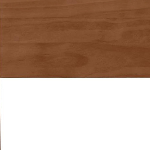 HomeRoots Black Solid Wood Bed Frame - Modern Minimalist Design with Sturdy Support, Under-Bed Storage & Durability Walnut Queen 523624