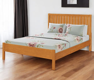 HomeRoots Black Solid Wood Bed Frame - Modern Minimalist Design with Sturdy Support, Under-Bed Storage & Durability Cherry King 523629