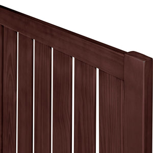 HomeRoots Black Solid Wood Bed Frame - Modern Minimalist Design with Sturdy Support, Under-Bed Storage & Durability Espresso Queen 523630