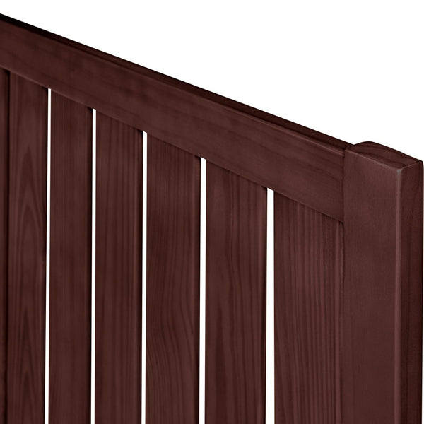 HomeRoots Black Solid Wood Bed Frame - Modern Minimalist Design with Sturdy Support, Under-Bed Storage & Durability Espresso Queen 523630
