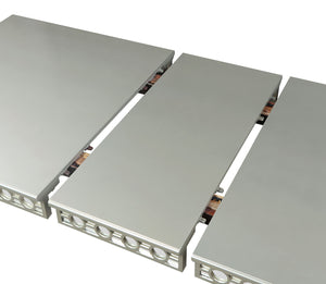 English Elm Glam 7Pc Silver & Dark Gray Dining Set With Expandable Table & Wingback Chairs For Elegant Spaces B2741S00065