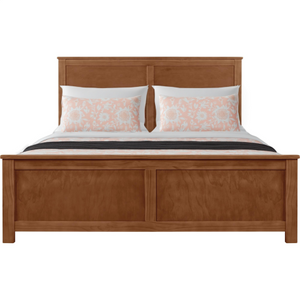 Homeroots Brown Solid Wood Queen Bed Frame – Stylish, Durable Design For A Luxurious Sleep Oasis In Your Home Walnut Wood 523661