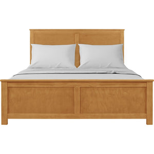 HomeRoots Brown Solid Wood King Bed Frame - Elegant Design with Sturdy Support & Unique Natural Character 523663