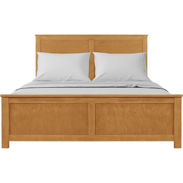 HomeRoots Brown Solid Wood King Bed Frame - Elegant Design with Sturdy Support & Unique Natural Character 523663