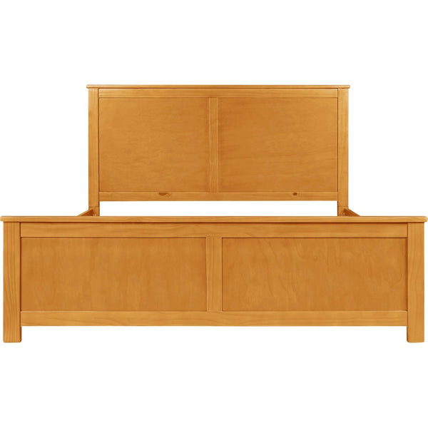 HomeRoots Brown Solid Wood King Bed Frame - Elegant Design with Sturdy Support & Unique Natural Character 523663