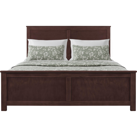 Homeroots Brown Solid Wood Queen Bed Frame – Stylish, Durable Design For A Luxurious Sleep Oasis In Your Home Espresso Wood 523666
