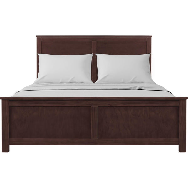 HomeRoots Brown Solid Wood Bed Frame - Modern Design with Durable Pine, 12 Slats, Under-Bed Storage, 800 lb Capacity Espresso King 523667