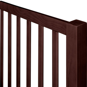 HomeRoots Brown Solid Wood Queen Bed Frame with Slat-Back Design & Storage Drawers for Stylish Bedrooms 523690