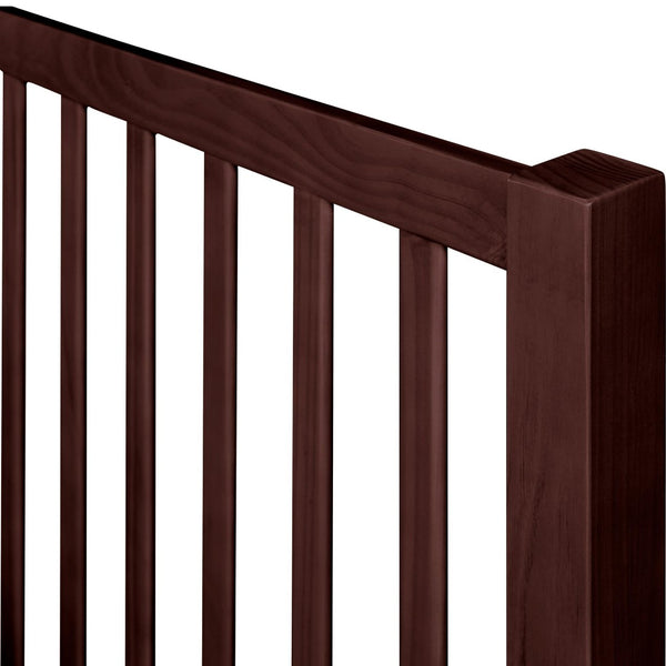 HomeRoots Brown Solid Wood Queen Bed Frame with Slat-Back Design & Storage Drawers for Stylish Bedrooms 523690