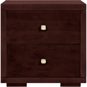 HomeRoots Brown Slat Back Solid Wood King Bed Frame with Storage Drawers for Elegant Bedroom Organization 523691