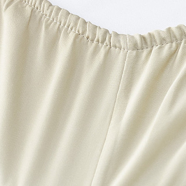 HomeRoots Six Piece Ivory Tencel Lyocell King Sheet Set - Luxuriously Soft, Breathable, and Easy Care for Sleep Bliss 523870