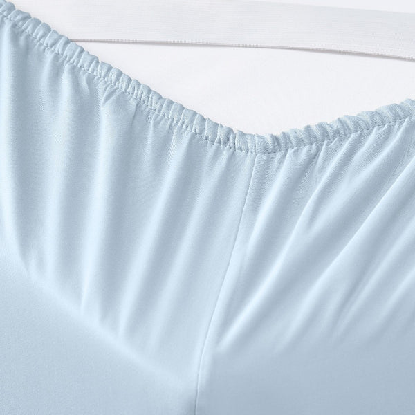 HomeRoots Six-Piece Powder Blue Tencel Lyocell King Sheet Set - Luxuriously Soft, Wrinkle-Resistant Comfort! 523871