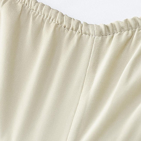 HomeRoots Six Piece Ivory Tencel Lyocell Queen Sheet Set - Luxurious, Soft, Wrinkle-Resistant Bedding for Comfort 523874