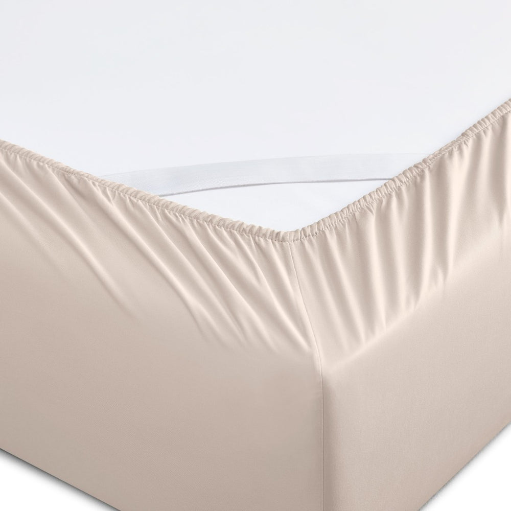 HomeRoots Six Piece Blush Tencel Lyocell Sheet Set - Luxurious Softness, Breathable & Wrinkle-Resistant Comfort 523876