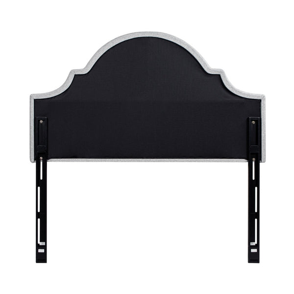 English Elm Catherine Queen Upholstered Headboard Woven Polyester Tailored Boutique Bedroom Style B2719P238660