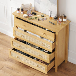 English Elm Sideboard Buffet Cabinet - Modern Wooden Console With 4 Drawers For Home, Kitchen & Living Room Decor T3623P380118-GIGA