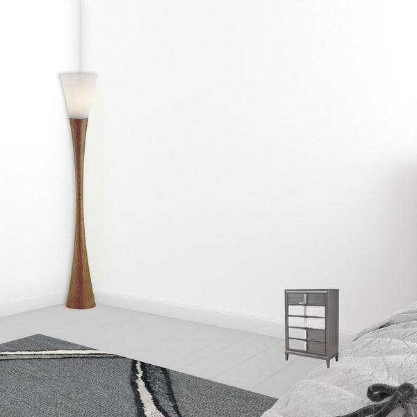 Homeroots 38" Gray Solid Wood Five Drawer Chest  Solid Wood 524103