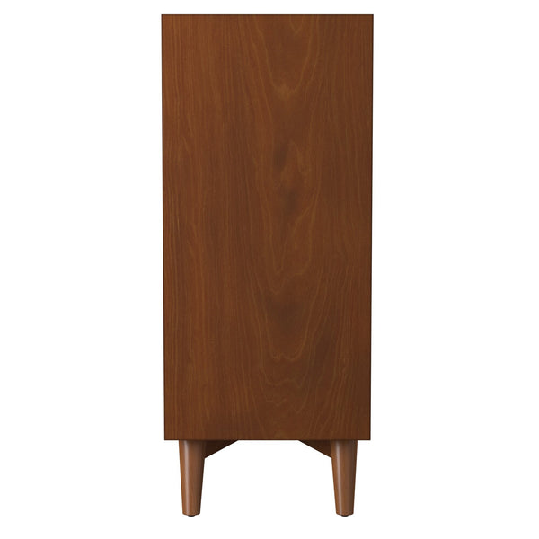 Homeroots 38" Brown Solid Wood Four Drawer Chest  Solid Wood 524141